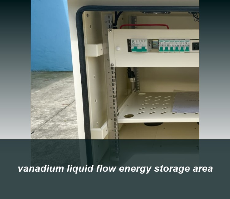 vanadium liquid flow energy storage area