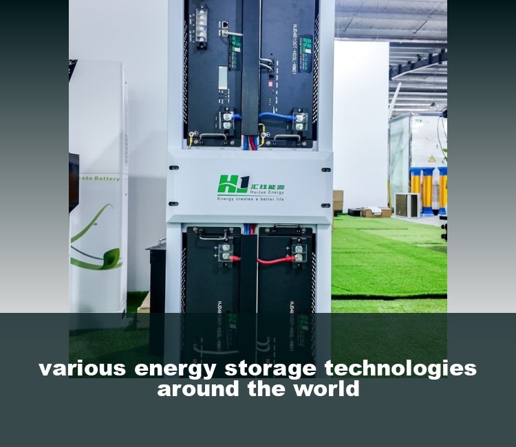various energy storage technologies around the world