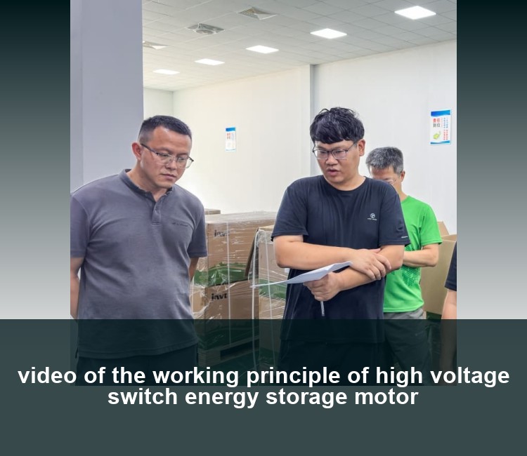video of the working principle of high voltage switch energy storage motor