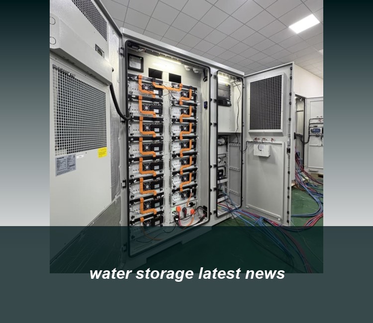 water storage latest news