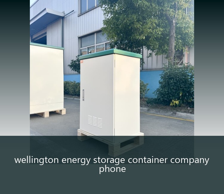 wellington energy storage container company phone