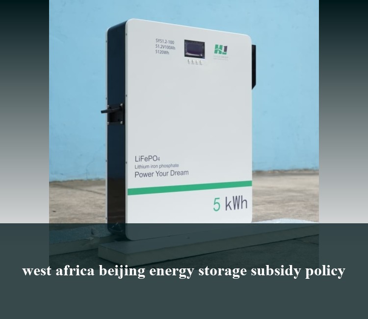 west africa beijing energy storage subsidy policy