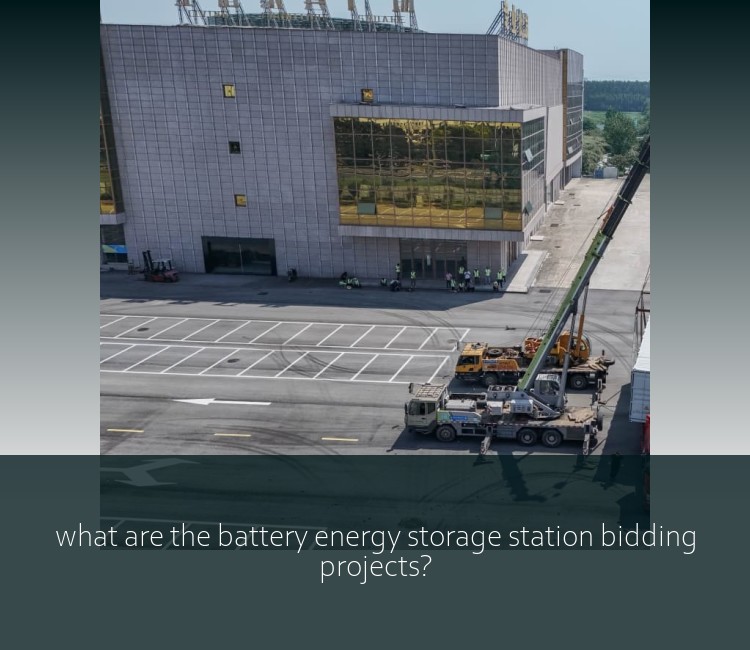 what are the battery energy storage station bidding projects?
