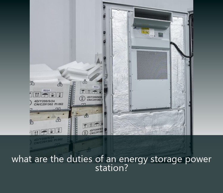 what are the duties of an energy storage power station?