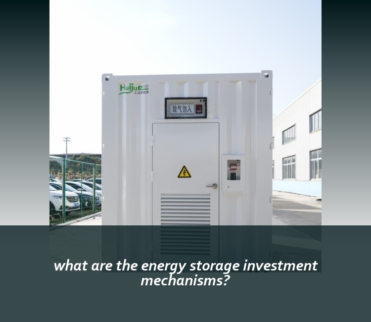 what are the energy storage investment mechanisms?