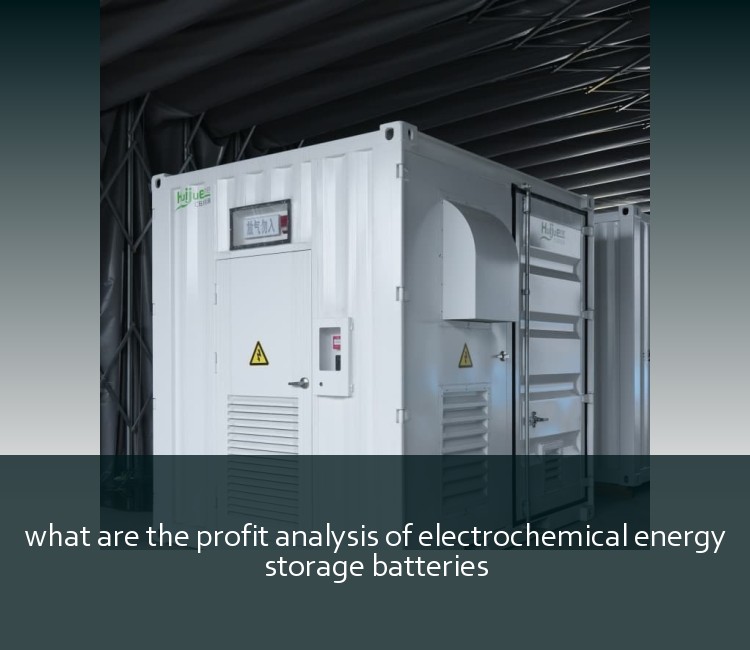 what are the profit analysis of electrochemical energy storage batteries
