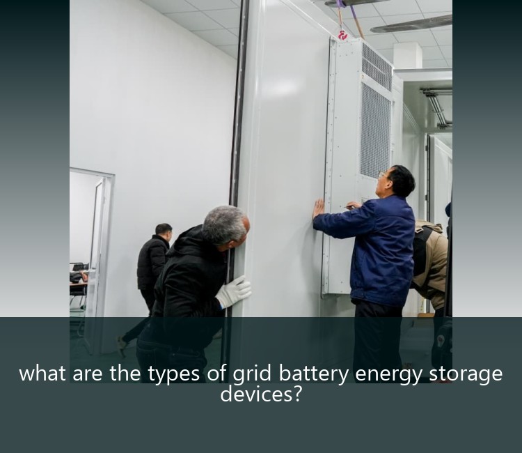 what are the types of grid battery energy storage devices?