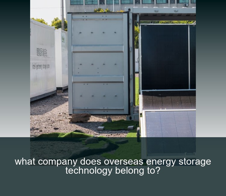 what company does overseas energy storage technology belong to?