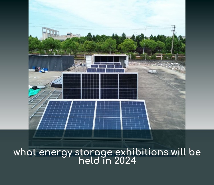 what energy storage exhibitions will be held in 2024