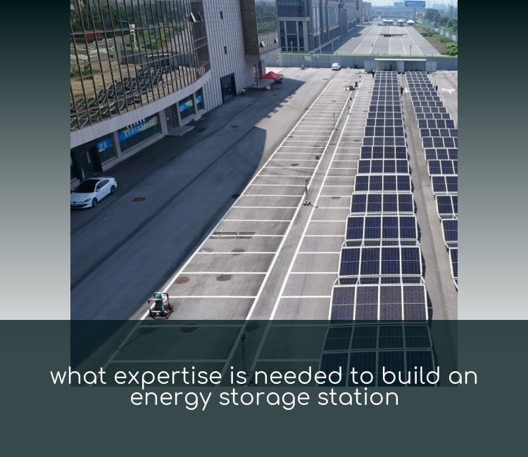 what expertise is needed to build an energy storage station