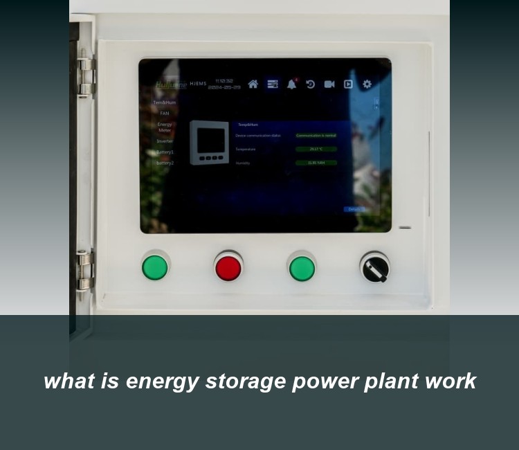 what is energy storage power plant work