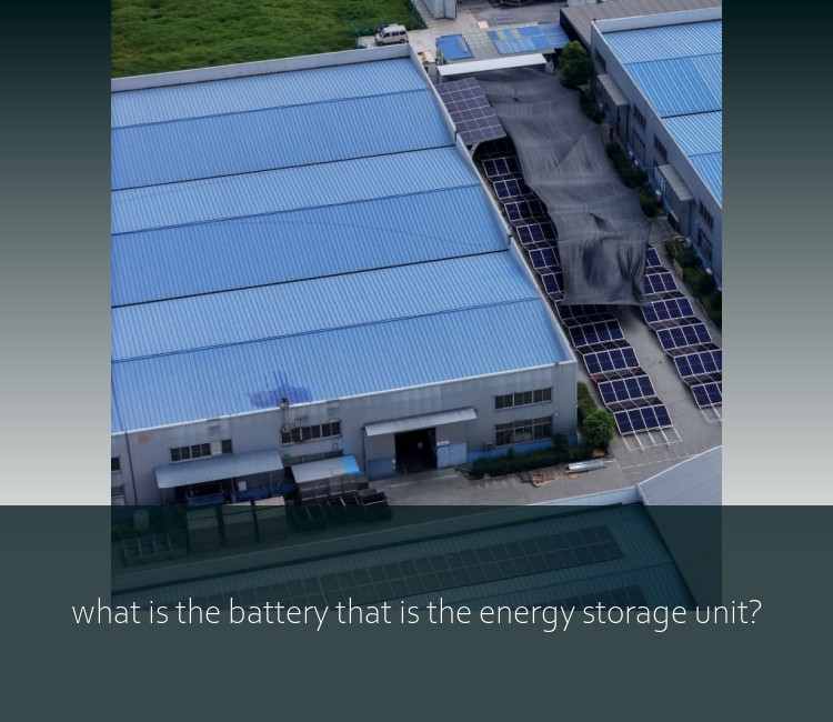 what is the battery that is the energy storage unit?
