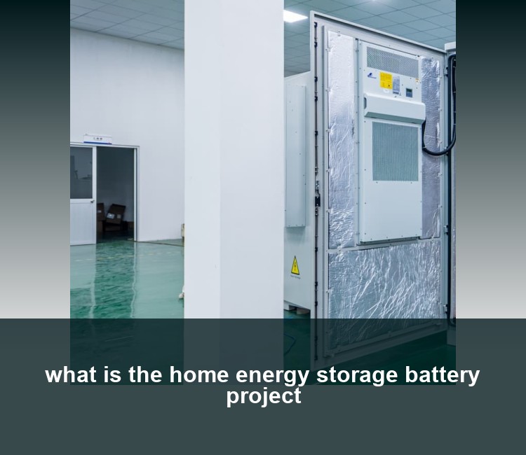 what is the home energy storage battery project
