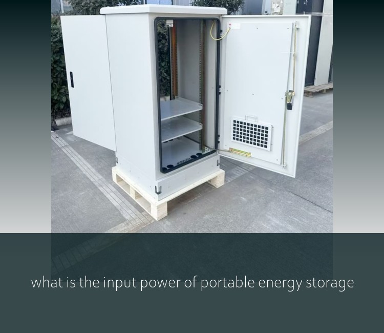 what is the input power of portable energy storage