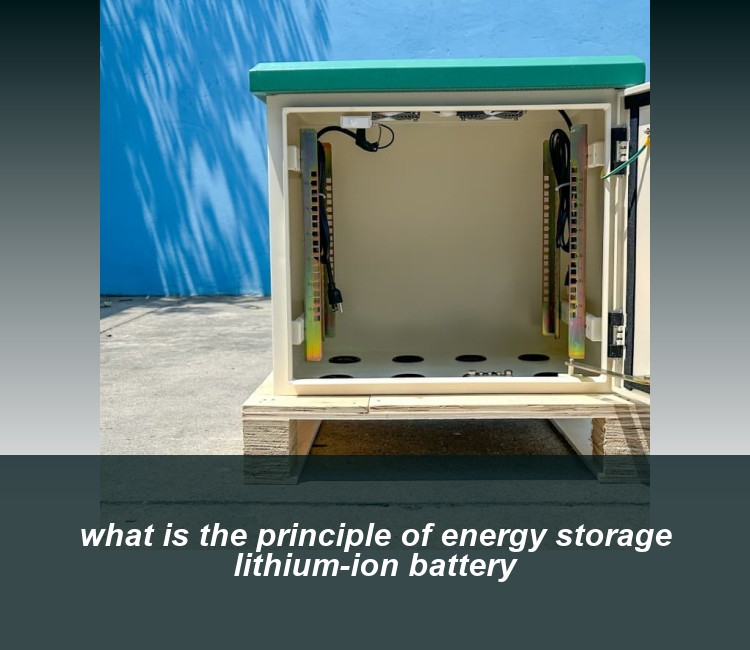 what is the principle of energy storage lithium-ion battery