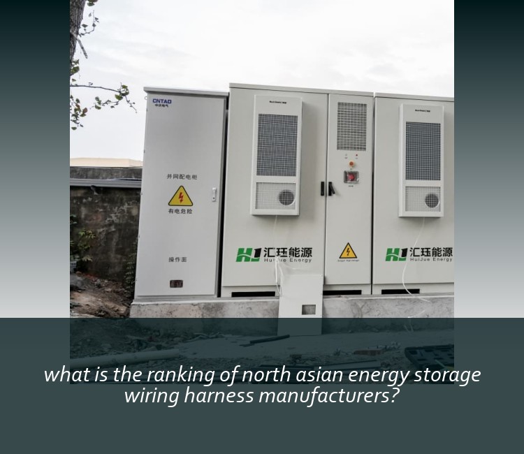 what is the ranking of north asian energy storage wiring harness manufacturers?
