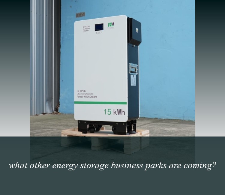 what other energy storage business parks are coming?
