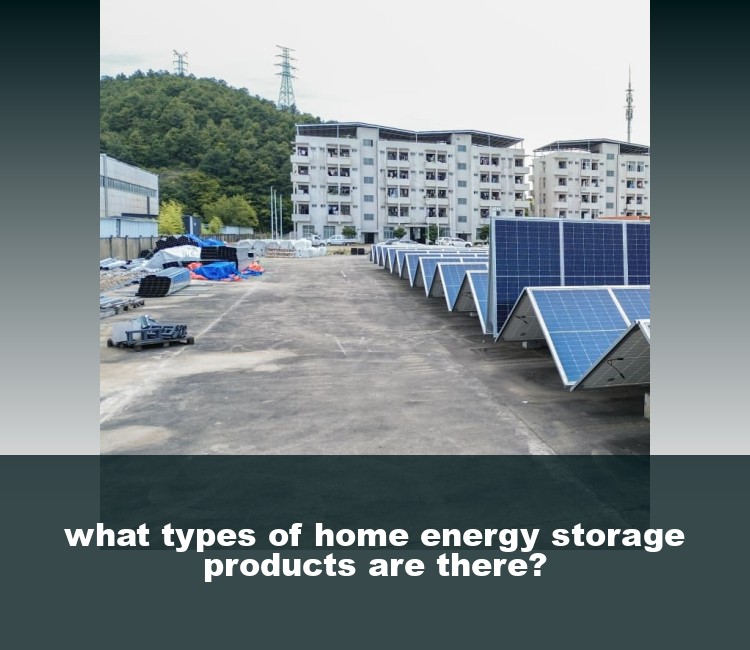 what types of home energy storage products are there?