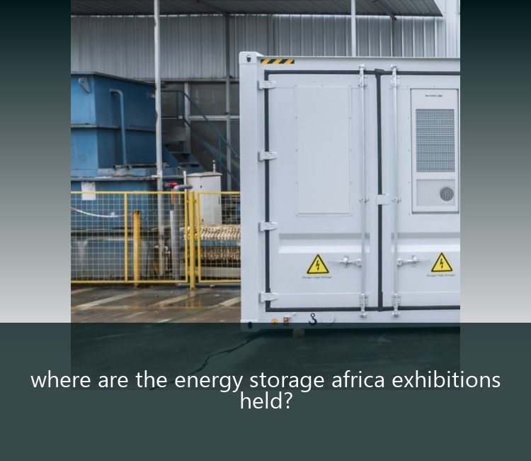where are the energy storage africa exhibitions held?