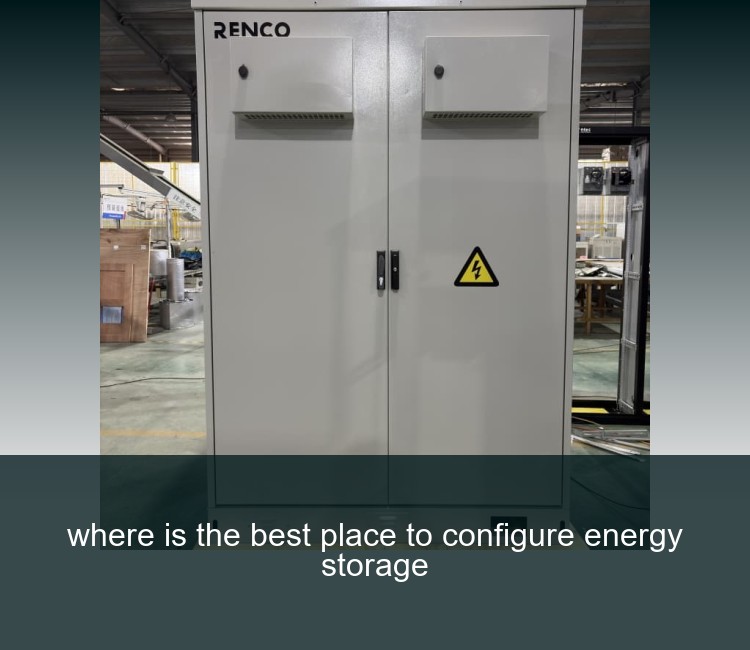 where is the best place to configure energy storage