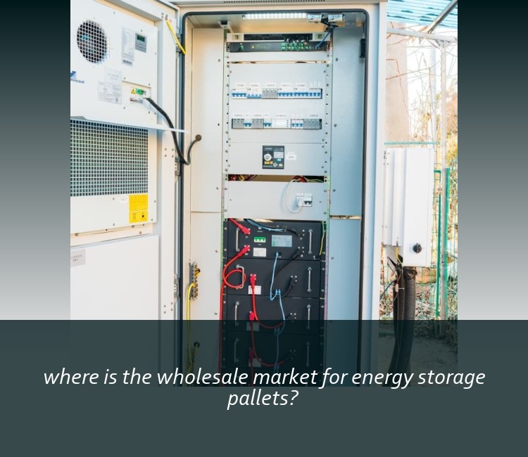 where is the wholesale market for energy storage pallets?