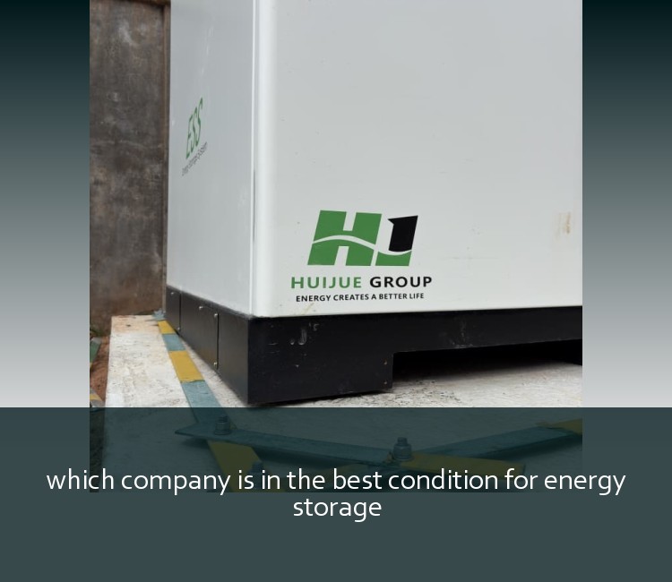 which company is in the best condition for energy storage