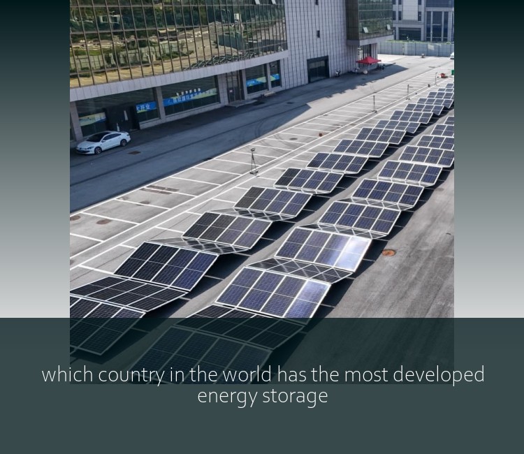 which country in the world has the most developed energy storage