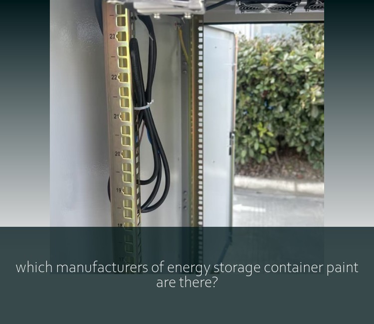 which manufacturers of energy storage container paint are there?