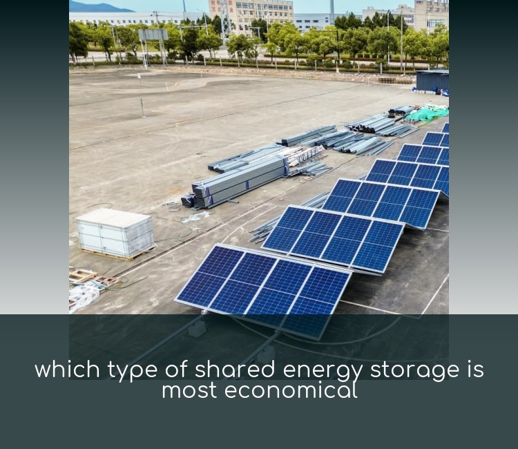 which type of shared energy storage is most economical