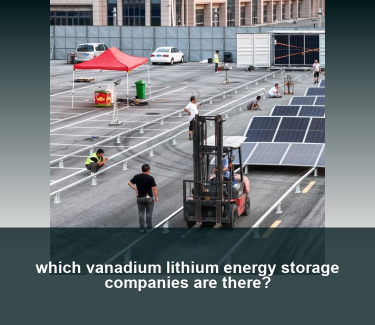which vanadium lithium energy storage companies are there?