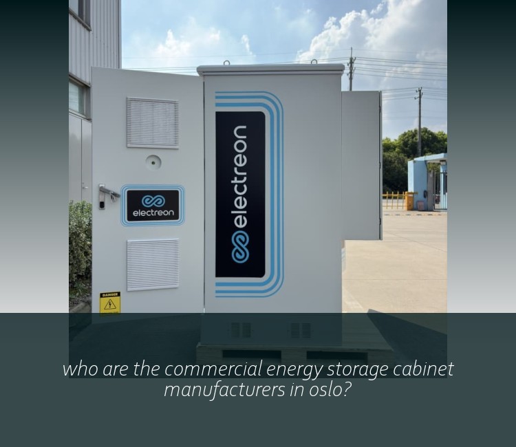 who are the commercial energy storage cabinet manufacturers in oslo?