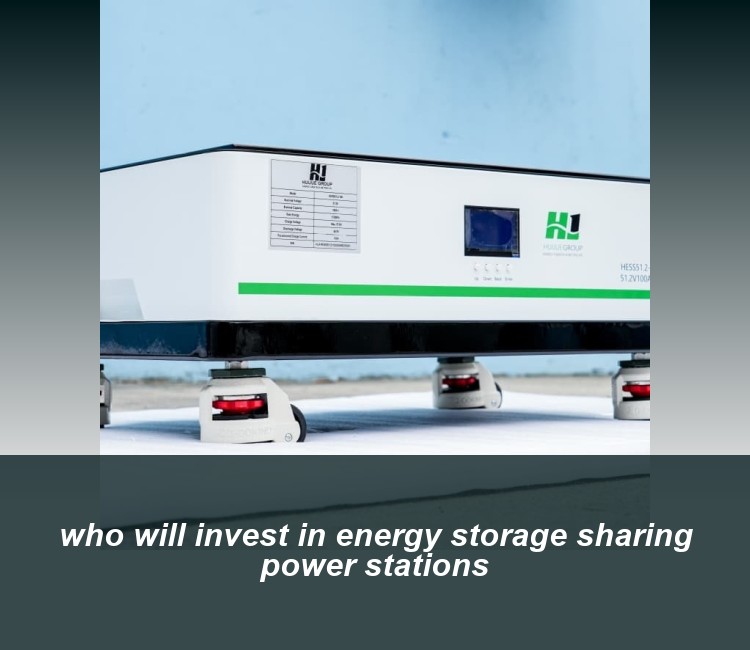 who will invest in energy storage sharing power stations