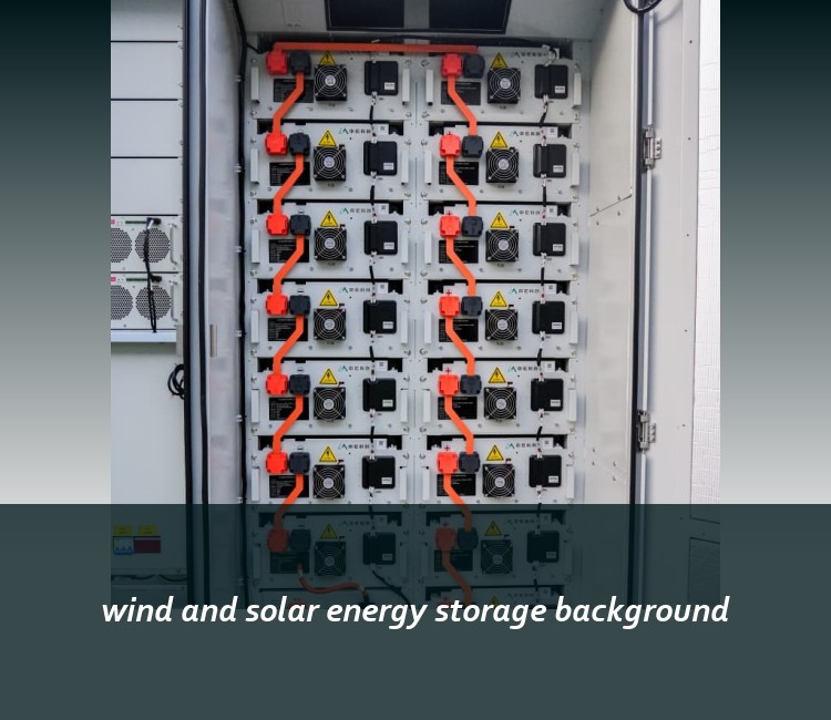 wind and solar energy storage background