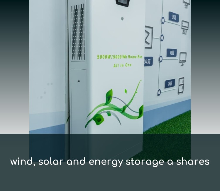 wind, solar and energy storage a shares