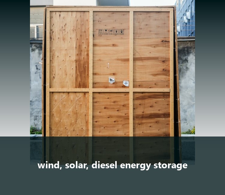 wind, solar, diesel energy storage