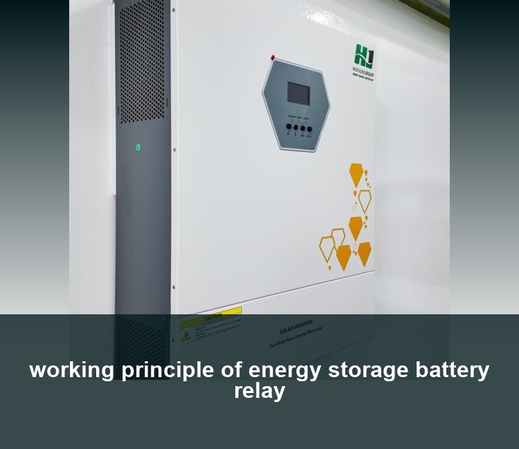working principle of energy storage battery relay