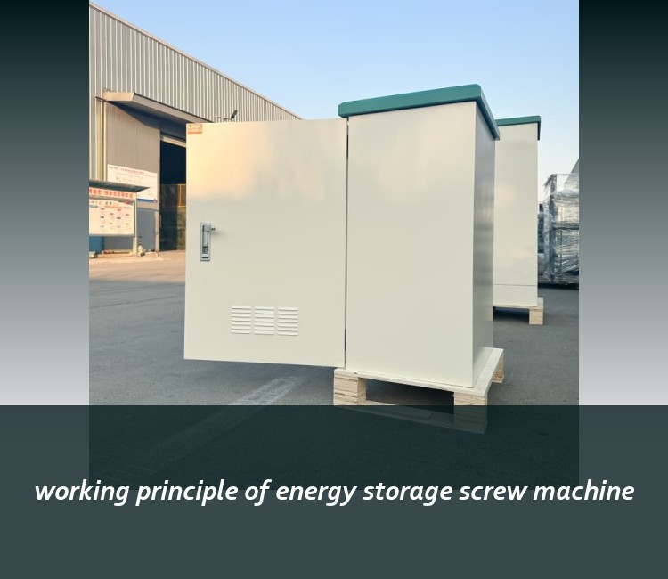 working principle of energy storage screw machine