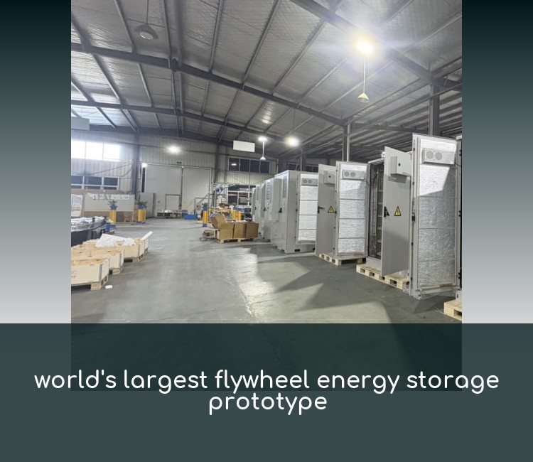 world's largest flywheel energy storage prototype