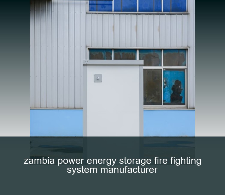 zambia power energy storage fire fighting system manufacturer